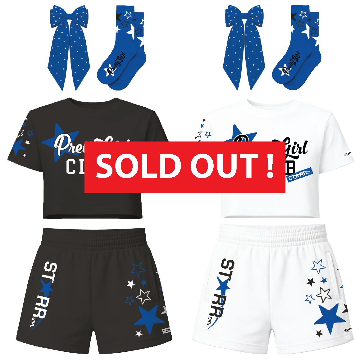 Pretty Girl Club Short Set Blue
