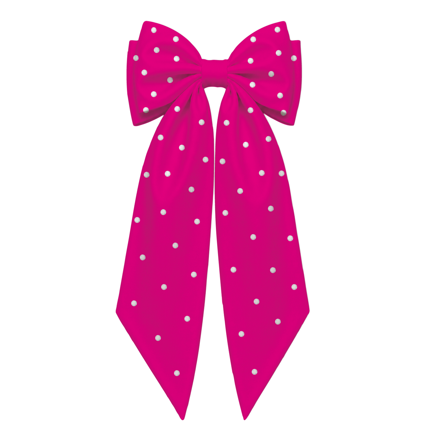 Starr Girls Pretty Girl Club pink bow headband with white accents, featuring a large decorative pink bow on a white background.